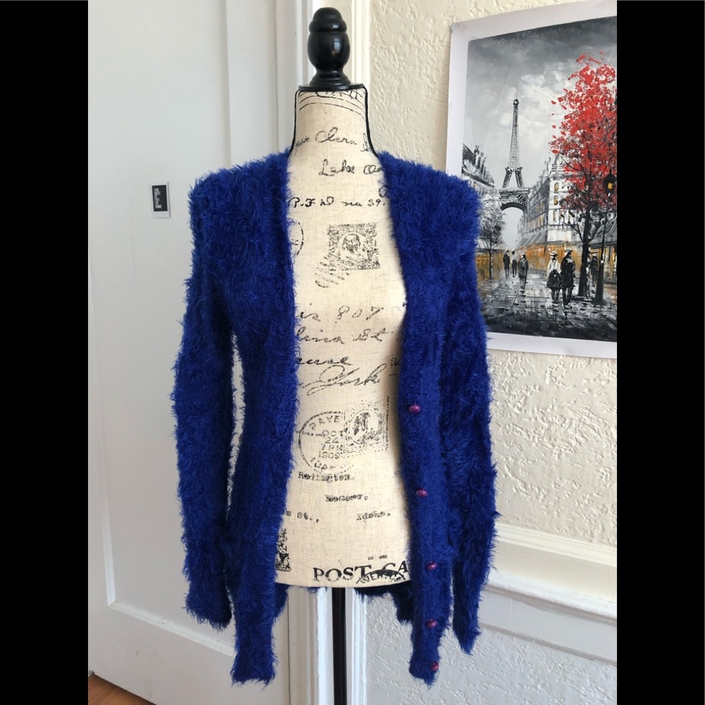 NEW! Blue flurry cardigan - fit size xs and XXs